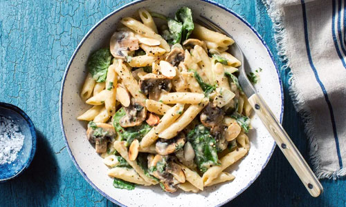 Spinach Cream Penne